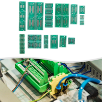 ชุดบอร์ด PCB 35 ชิ้น สำหรับแปลง SMD เป็น DIP รองรับรูปแบบ SOP MSOP SSOP TSSOP และ SOT23 ขนาด 8/10/14