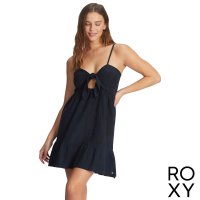 【ROXY】女款 女裝 細肩帶無袖連身短裙洋裝 MOONLIT TIDE(黑色)