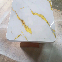 Coffe table finishing marble pvc