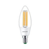 【Philips 飛利浦照明】5入組 LED尖清蠟燭燈 黃光 E14燈頭