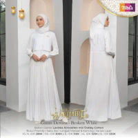 READY GAMIS DEWASA NIBRAS SARIMBIT LAIKA BROKEN WHITE