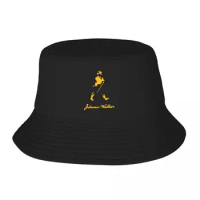 New Johnnie Walker Gold Bucket Hat Custom Cap fashionable Beach Outing Women's Hat Men's