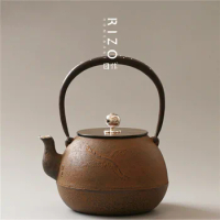 Japan Imported Iron Pot Qingguang Tang Changxian Liu Luwen Silver Plated Cast Iron Kettle Iron Pot Sato Qingguang Kettle