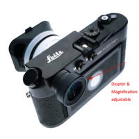 Roadfisher 1.1-1.6X Viewfinder Magnifying Magnifier Amplifier Eyepiece Eyecup Adjustable Diopter for Leica M3 M6 M8 M9 M9P M MP