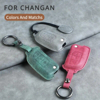 Sarung Sarung Kunci Selak Kereta Kulit, 3 Butang, untuk Changan Alsvin V3 V5 V7 CX20 30 Zhixiang Eul