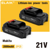 21V 2000mAh Rechargeable Lithium Ion Battery For Makita Cordless Drill/Brushless Wrench/Screwdriver/Circular Saw