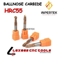 Ballnose 0.5 R0.25 Lexees Endmill Carbide Long Neck 0.5 HRC55 Milling