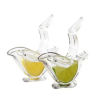 Acrylic Manual Lemon Squeezer New Handheld Transparent Mini Juicer Kitchen Tools Portable Wedge Squeezer Easy to Clean