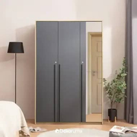 Dekoruma Nobu Lemari Pakaian Kayu 3 Pintu - Lemari Baju - Wardrobe