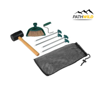 ชุดอุปกรณ์เสริมสำหรับเต็นท์  COLEMAN US TENT KIT พกพาสะดวก ประกอบด้วย ค้อน สมอบก ชุดทำความสะอาด คลัง