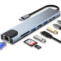 Hub Type C to HDMI 4K 60Hz cho Macbook/iPad/Laptop/Điện thoại, Hub chuyển đổi type C sang HDMI, Cổng