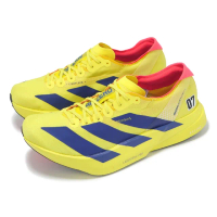 【adidas 愛迪達】競速跑鞋 Adizero Adios Pro 4 M 男鞋 黃 藍 緩震 運動鞋 愛迪達(JR6373)