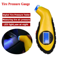 Car Bike Truck Auto Air PSI Meter Tester Tyre Digital Tire Pressure Gauge LCD