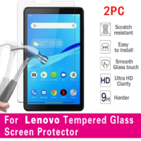2PCS Tempered Glass for Lenovo Tab Tab M10 PLUS 10.3 TB-X606F/X M10 HD X605F Screen Protector on For M8 M7 3rd 7.0 8.0 Glass