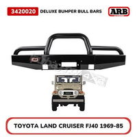 ARB Deluxe Bumper Bull Bars Depan FJ40 Series TOYOTA Land Cruiser 69-85 (Hardtop) 3420020