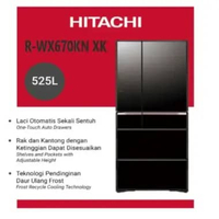 Kulkas Hitachi R-Wx670Kn Xk Black Japan Series 525L Rwx670Kn Xk