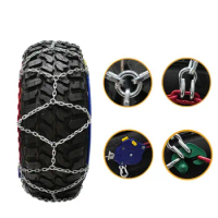 Off-road vehicle snow chain is suitable for 275/70R17 off-road tires,automatic tightening, alloy ste