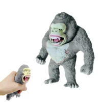 Stretch Gorilla Toy Gorilla Monkey Toy Kids Jungle Animal Figurine Halloween Monkey Toy Stress Relief Toys For Adults Novelty To