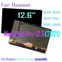 12.6" Original LCD For Huawei MatePad Pro 12.6 2021 WGR-W09 WGR-W19 WGR-AN19 LCD Display Touch Screen Digitizer Assembly