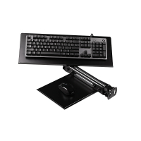 【享最高折300】NLR F-GT ELITE KEYBOARD & MOUSE TRAY CARBON GREY 鋁擠型鍵盤滑鼠架