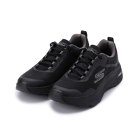 SKECHERS 慢跑系列 GORUN MAX CUSHIONING ARCH FIT 綁帶運動鞋 全黑 220196BBK 男鞋