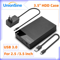 UnionSine HDD Case 2.5inch USB3.0 HDD External hard drive Enclosure Serial Port SATA SSD Support 6TB for Seagate Toshiba Fujitsu