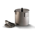 Keith 鎧斯 Ti3927 純鈦功夫泡茶杯 350ml 鈦金屬原色 茶具組