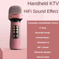 Professional Microphone Karaoke System for Tv Digital Wireless Microphone for Cell Phone Home Mobile TV Children SingingAudio