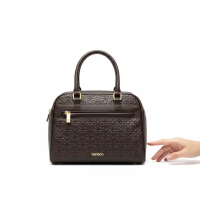 Berliano Leather Orlin Bag - Tas Selempang Wanita Kulit Sapi Asli Tas Kulit Motif Batik