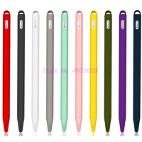 100pcs/lot Case For Apple Pencil 2 nd Generation Holder Premium Silicone Cover Sleeve for iPad 2018 Pro 12.9 11 inch Pen