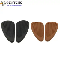 CG125 Gas Oil Fuel Knee Pad Kit Tank Decals Rubber Sticker Pad Petrol Side Cover Protector For Honda CG125 Fan/Cargo CG 125