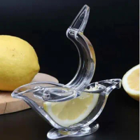 1-2pcs Lemon Manual Juice Acrylic Clip Hand Pressure Transparent Juicer Pomegranate Lemon Orange Squeezer Home Kitchen Gadgets