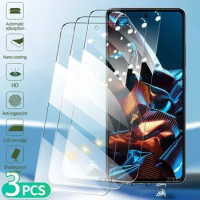 3Pcs Tempered Glass For Xiaomi Poco X5 X4 X3 Pro Screen Protector For Poco M5 M5S M3 M4 Pro F3 F4 GT Protective Glass