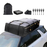 Waterproof Car Roof Top Luggage Bag Universal Outdoor Rooftop Cargo Carrier Bag Rainstorm Proof SUV Roof Box For Travel Camping