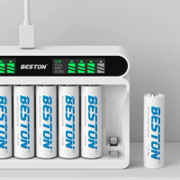 เครื่องชาร์จ Beston Smart LCD C9024 รองรับถ่าน 1.2V AA/AAA Ni-MH (ไม่รวมถ่าน)