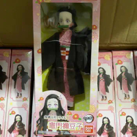 Orginal Bandai Demon Slayer Namco Anime Figure Doll Kanroji Mitsuri Kochou Shinobu Kamado Nezuko Tsuyuri Kanao Toys Gifts 20cm