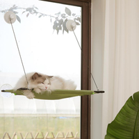 貓吊床 貓咪玻璃吊床吸盤式吊籃窗戶掛窩曬太陽貓秋千貓窩寵物床離地用品