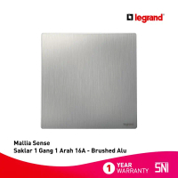Murah Legrand Mallia Sense - Saklar 1 Gang 1 Arah - 16A