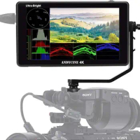 ANDYCINE C6/C6S 6 Inch 2600nits Camera Field Monitor HDR/3D LUT 4K HDMI SDI Touchscreen with Waveform VectorScope Histogram