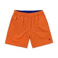 Polo Ralph Lauren RL 熱銷刺繡小馬海灘短褲-橘色