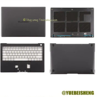 YUEBEISHENG New/org For Huawei Matebook X Pro MACHD-WFE9 LCD Back Cover /Palmrest Upper cover /Bottom case 2021Year,Gray