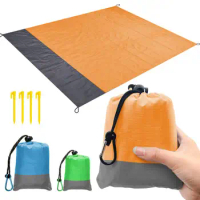 82 inch Outdoor Camping Mat Waterproof Beach Blanket Picnic Mat Ground Baby Sleeping Mattress Foldable Pocket Tent Mat