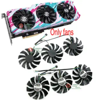 Original Graphics Cards Cooling Fan for ZOTAC RTX3090 RTX3080 RTX3070 RTX3060ti X-GAMING OC 1FY09215E12S
