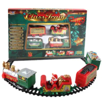 Toy Train Set Christmas Train Sets With Cargo Cars Train Tracks And Railway Kits Car Track Puzzle Play Set Critical Thinking