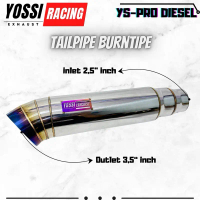 Tailpipe burntipe YS-PRO DIESEL mobil diesel 3,5inch knalpot mobil berkualitas Motorcycle Racing Mes