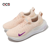 Nike 慢跑鞋 Wmns ReactX Infinity Run 4 女鞋 粉橘 紫 緩震 運動鞋 DR2670-800