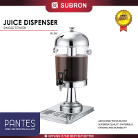 Juice Jus Dispenser Tower SUBRON Minuman 8 Liter Single Stainless