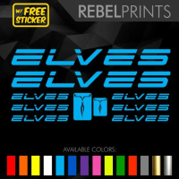 Miếng dán decal vinyl ELVES cho khung xe đạp địa hình và xe đạp đường trường