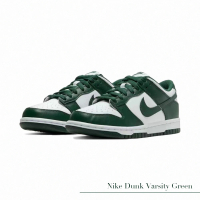 【NIKE 耐吉】NIKE Dunk Low GS Varsity Green 白綠 休閒鞋 大童 女鞋 CW1590-102
