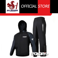 [Brand New]Latest Version Foxdry 07 High Premium Baju Hujan / Rain Coat Double Layer Waterproof Jack